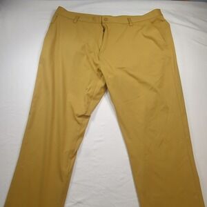 Rhone Pants Women 5 Pocket Commuter Slim Stretch Performance Golden Yellow 40x32